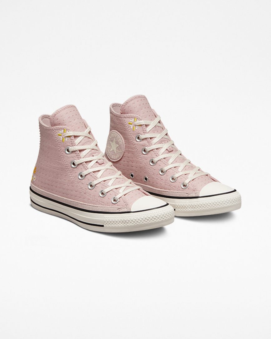 Tenis Converse Chuck Taylor All Star Autumn Embroidery Cano Alto Feminino Cinzentas Limão | PT V08741P